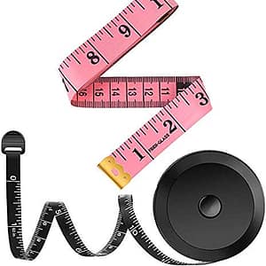 2 Pack Tape Measure Measuring Tape for Body Fabric Sewing Tailor Cloth Knitting Home
