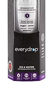 EveryDrop by Whirlpool Refrigerator Water Filter 1 (Pack of 1) (Packaging may vary)