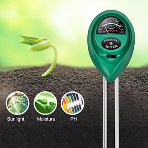 Sonkir Soil pH Meter, MS02 3-in-1 Soil Moisture/Light/pH Tester Gardening Tool Kits