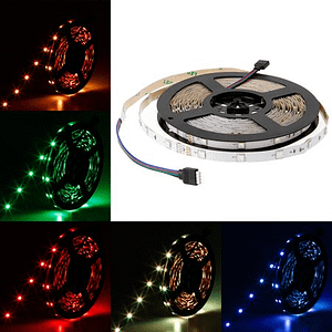 DAYBETTER Led Strip Lights 32.8ft 10m with 44 Keys IR Remote and 12V Power Supply