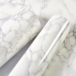 Marble Wallpaper Granite Paper for Old Furniture Self Adhesive and Removable Cover Surfaces