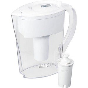 Brita Everyday Pitcher with 1 Longlast Filter, Large 10 Cup, Black