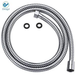 Blissland Shower Hose Extra Long 118 Inches Chrome Shower Head Hose or Faucet Extension