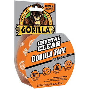 Gorilla Waterproof Patch & Seal Tape 4″ x 10′ Black, (Pack of 1)