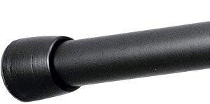 iDesign Cameo Metal Tension Rod, Adjustable Customizable Curtain Rod for Bathtub