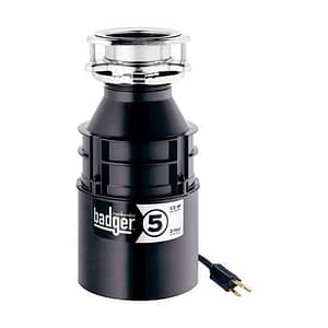 InSinkErator Garbage Disposal, Badger 5XP, 3/4 HP Continuous Feed
