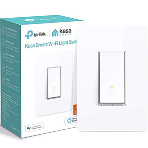 Kasa Smart Dimmer Switch by TP-Link,Single Pole,Needs Neutral Wire,WiFi Light Switch