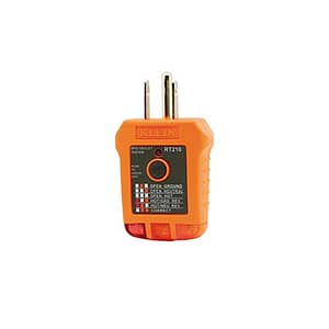 Klein Tools RT210 Outlet Tester Receptacle Tester for GFCI / Standard North American AC
