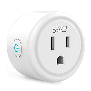 Mini Smart Plug Gosund Wifi Outlet Works with Alexa Google Assistant, No Hub Required