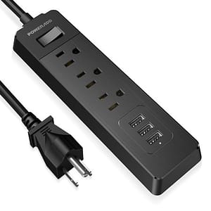Power Strip with USB Ports, Bototek Surge Protector with 10 AC Outlets and 4 USB