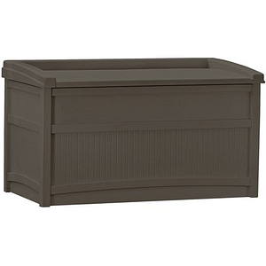 Suncast 99-Gallon Large Deck Box – Lightweight Resin Indoor/Outdoor Storage Container