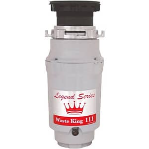 Waste King L-8000 Garbage Disposal with Power Cord, 1 HP
