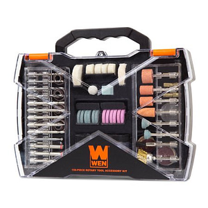 GOXAWEE Rotary Tool Kit with MultiPro Keyless Chuck and Flex Shaft – 140pcs Accessories