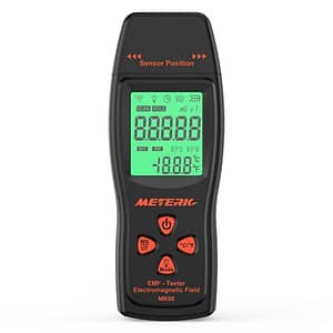 Meterk EMF Meter Electromagnetic Field Radiation Detector Handheld Mini Digital LCD EMF