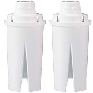 Amazon Basics Replacement Water Filters for Water Pitchers, Compatible with Brita - 3-Pack
