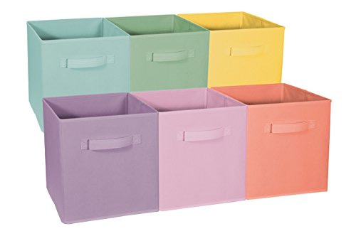 Sorbus Foldable Storage Cube Basket Bin – Great for Nursery, Playroom, Closet, Home